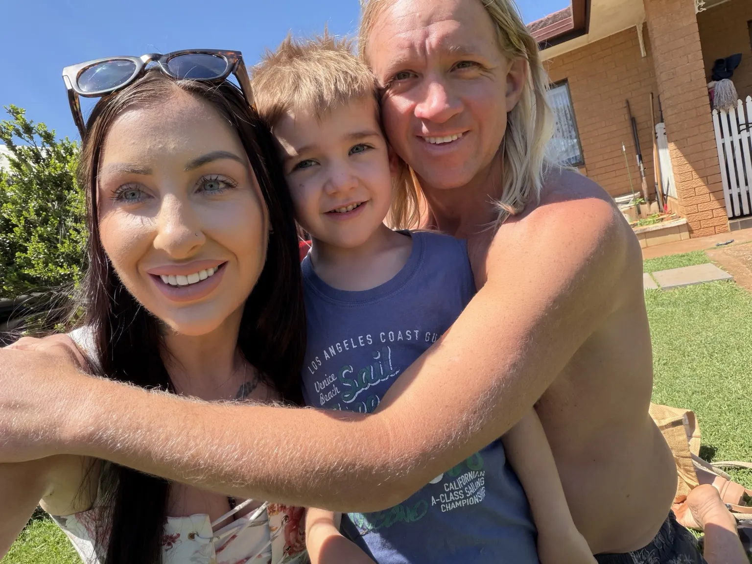 Nicolle with her family